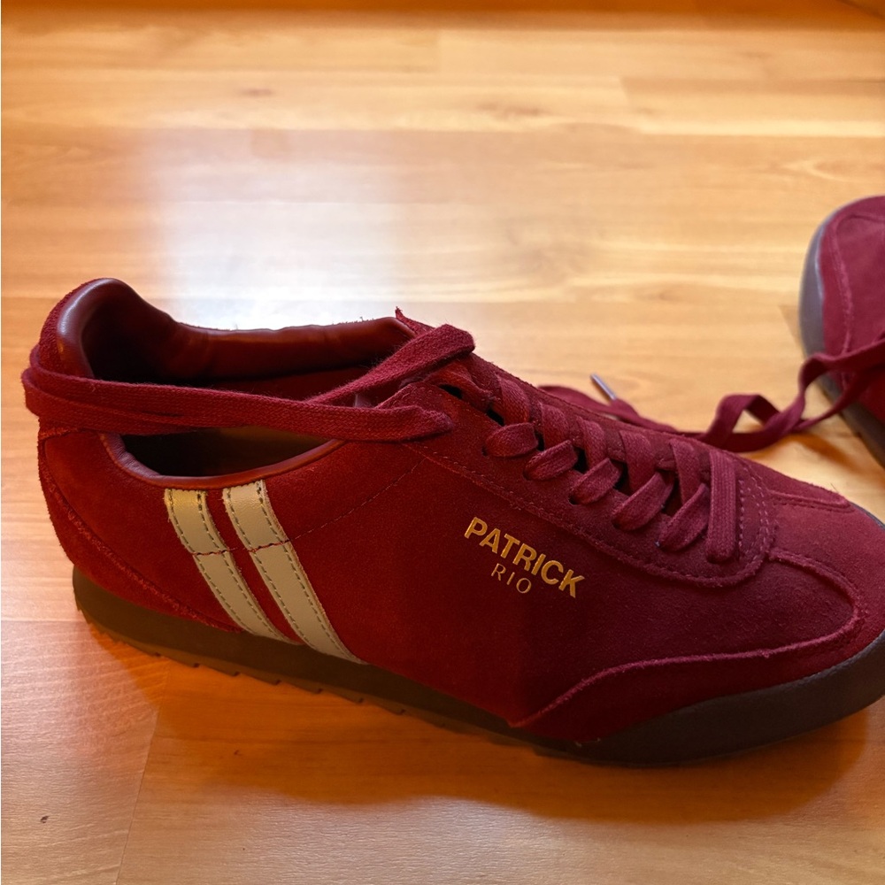Patrick Rio Burgundy Sneakers - Picture 4 of 8